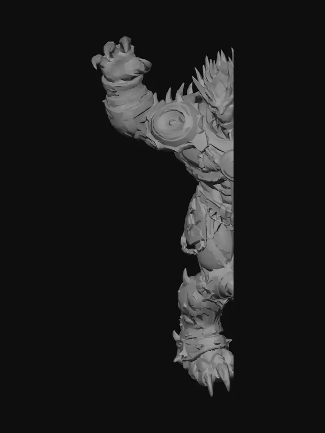 3D model for Molten Doom Colossus