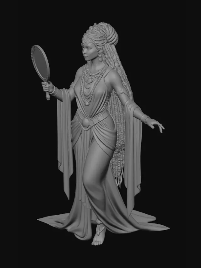 3D model for Empress of the Golden Falls