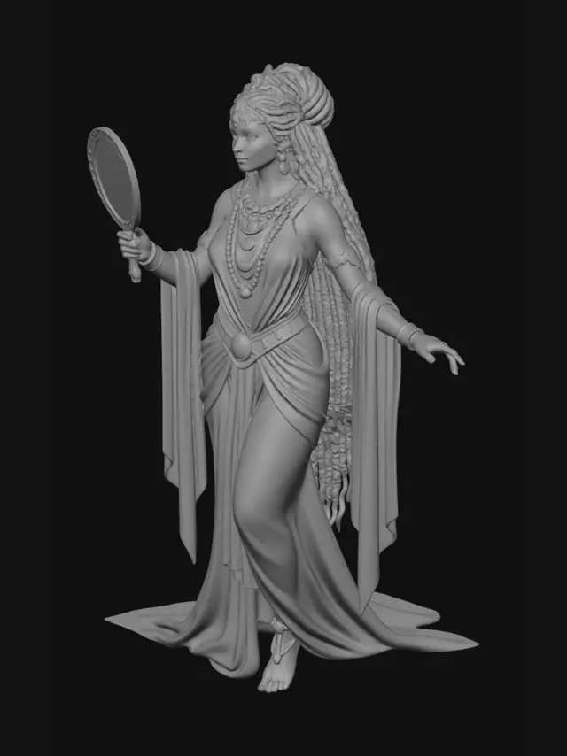 3D model for Empress of the Golden Falls
