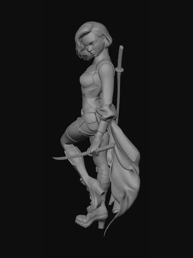 3D model for Mystique White Knight