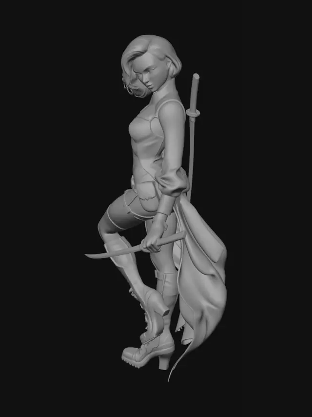 3D model for Mystique White Knight