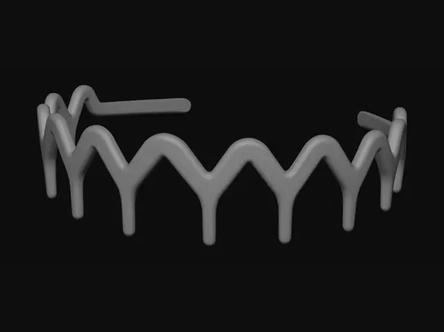 3D model for Rusty spiked ring