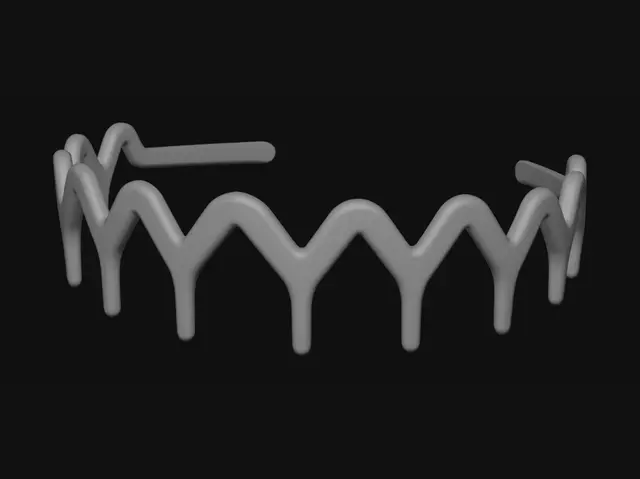 3D model for Rusty spiked ring