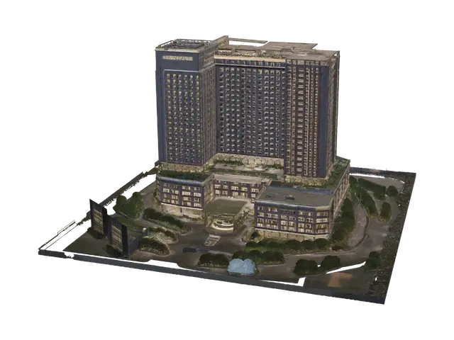 3D model for Aurum Tower Aerial View