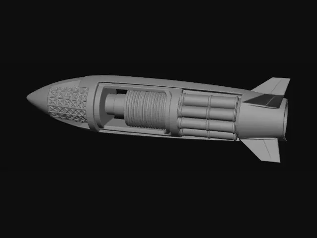 3D model for Cross-Section of a High-Energy Electromagnetic Propulsion System