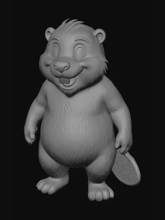 3D model for Cheerful Beaver