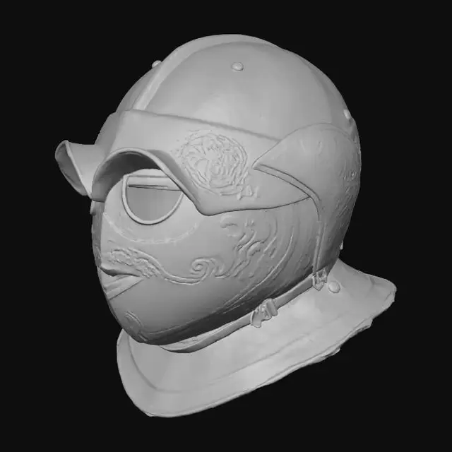 3D model for Savoyard white Helmet