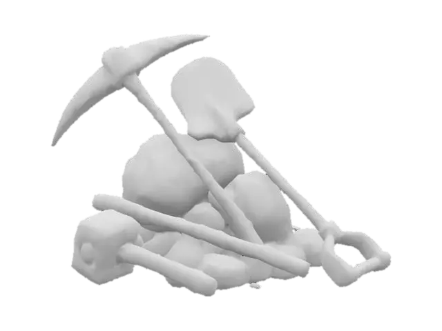 3D model for Mining tools, #SketchTo3D#