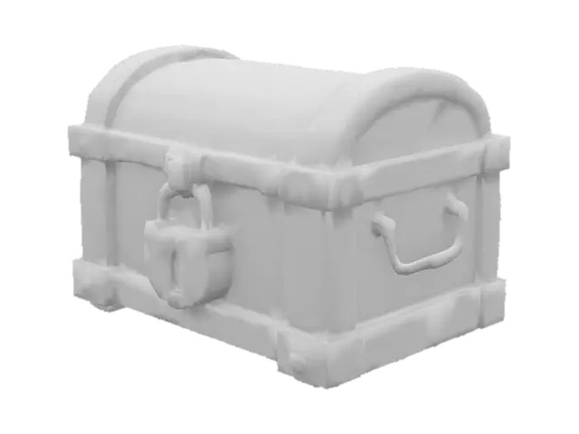 3D model for Iron chest