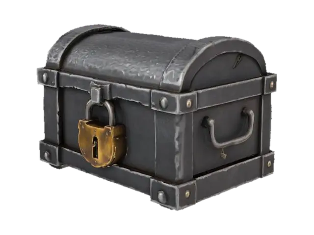 3D model for Iron chest