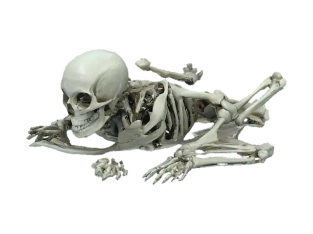 Pile of bones - Mm3 3D model, vytvořený pomocí AI