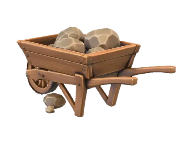3D model for Stone Cart