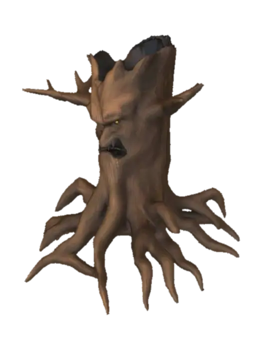 Tree Golem - Mm3 3D model, vytvořený pomocí AI