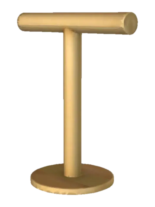 Bird perch 3D model, vytvořený pomocí AI