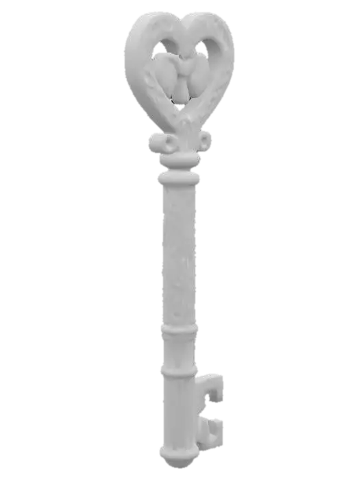 3D model for Green key, #SketchTo3D#