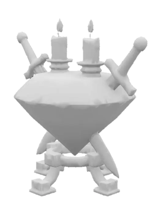 3D model for Amethyst Vigil, #SketchTo3D#
