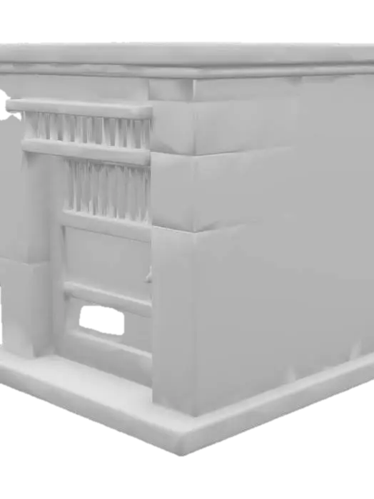 3D model for Dungeon entrance, #SketchTo3D#