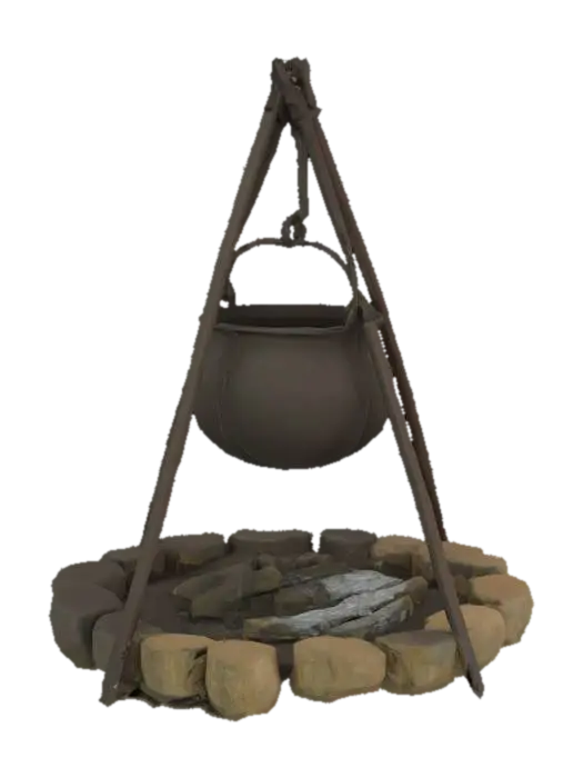 3D model for Abandoned Fireplace, #SketchTo3D#