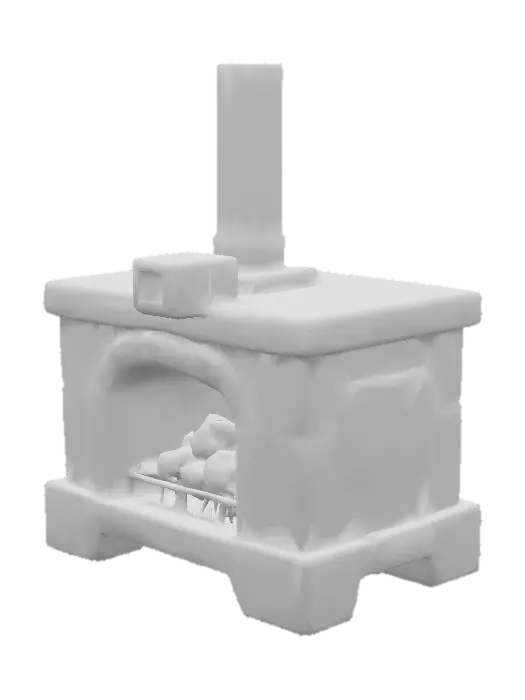 3D model for Stone Hearth