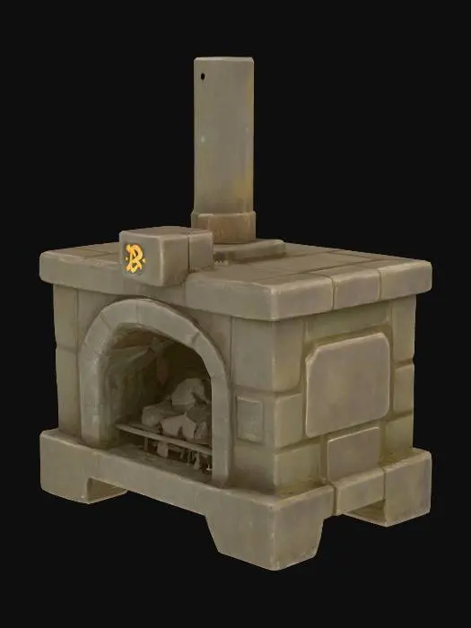 3D model for Stone Hearth