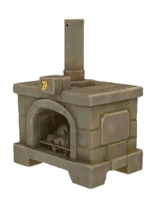 3D model for Stone Hearth