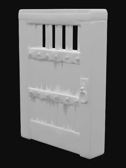 3D model for Rustic Cell Door
