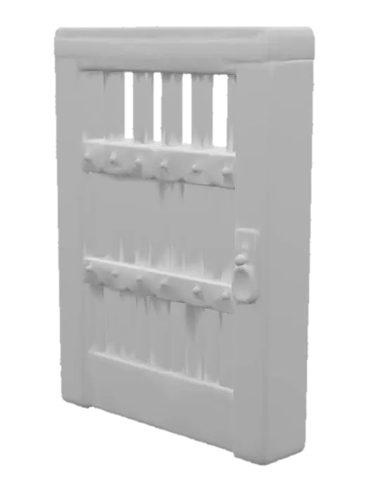 3D model for Rustic Cell Door