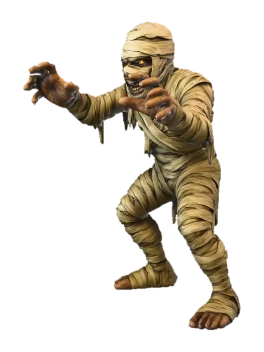 Mummy - Wrapped 3D model, vytvořený pomocí AI