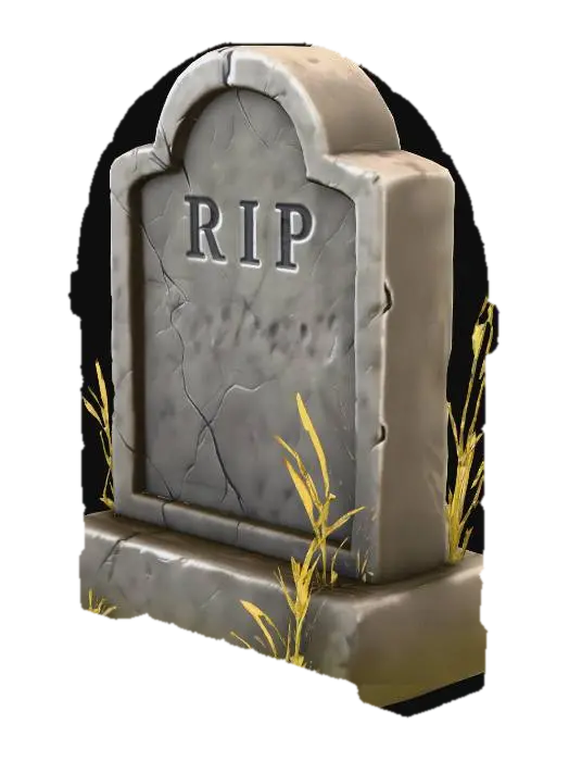 3D model for RIP Gravestone