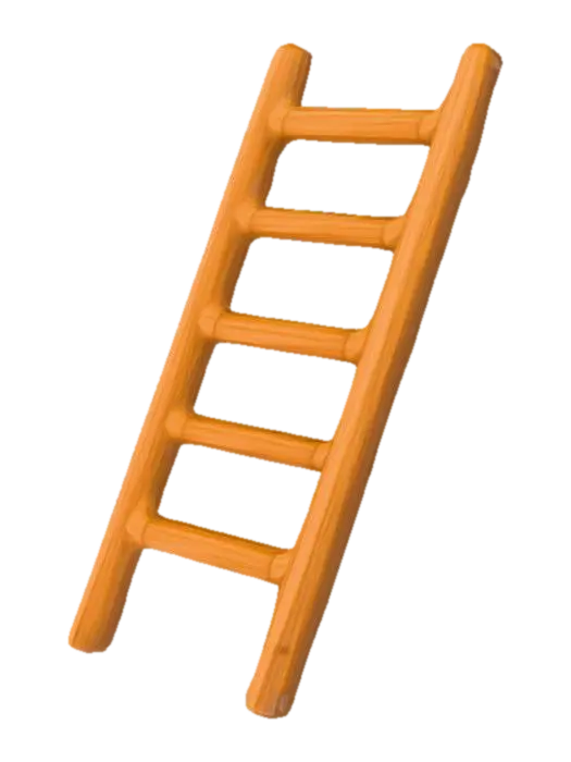 Ladder - Step 3D model, vytvořený pomocí AI