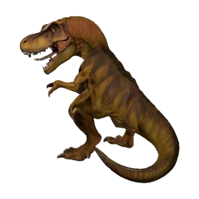 Dinosaur - Jurassic 3D model, vytvořený pomocí AI