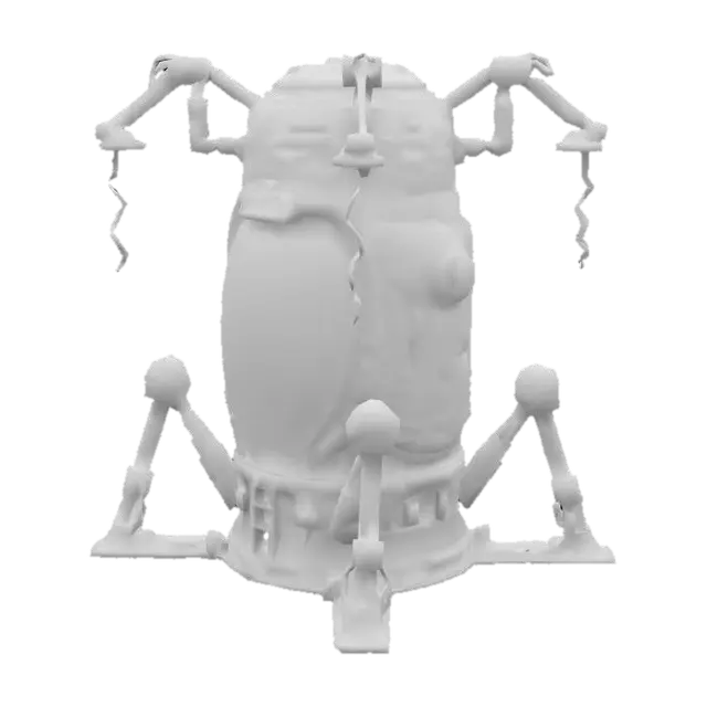 3D model for SciFi Transporter, #SketchTo3D#
