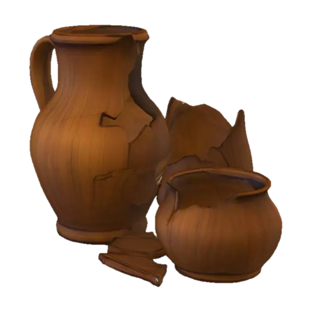 Fractured Vessels 3D model, vytvořený pomocí AI