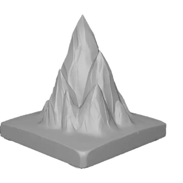 3D model for Lava Peaks