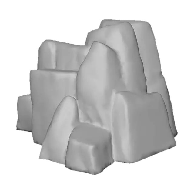 3D model for Mossy Rock Formation