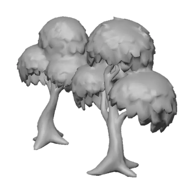 3D model for Tree Duo