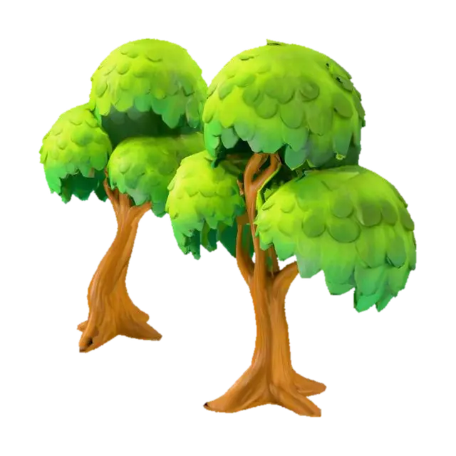 3D model for Tree Duo