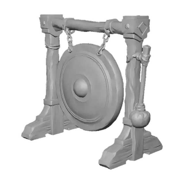 3D model for Gong