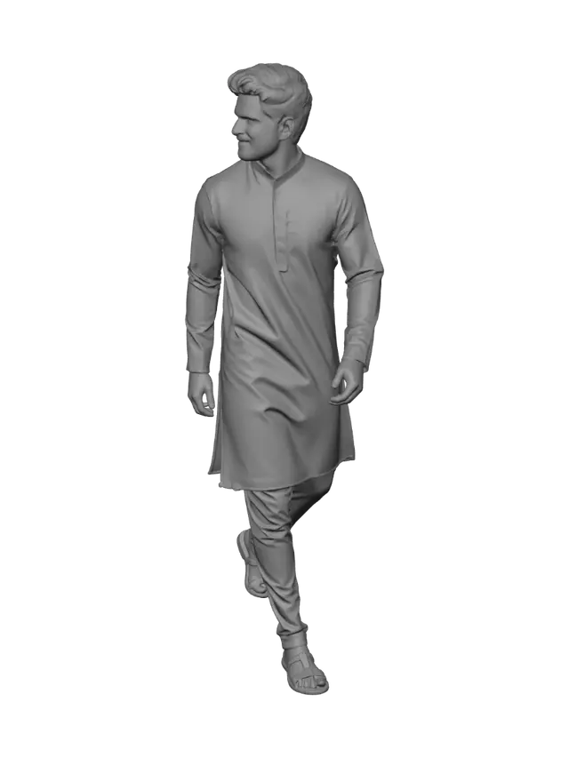 3D model for Crimson Kurta Stride