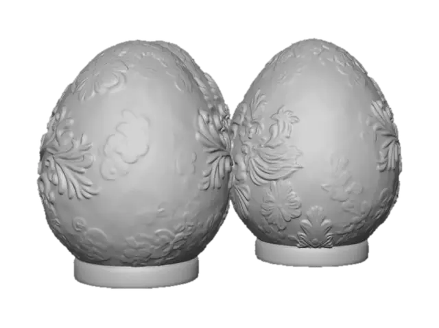 3D model for luxury golden easter eggs on marble surface, premium commercial look