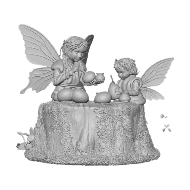 3D model for Fairy Egg Decorating