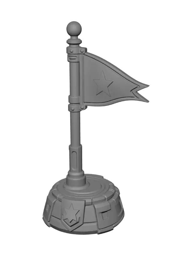 3D model for Neon Star Banner
