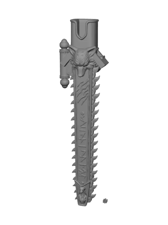 3D model for Wolfpaw Runic Dagger