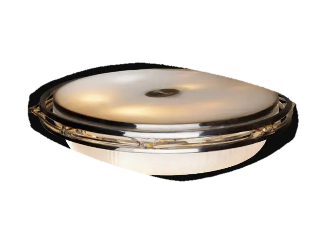 art deco style ceiling light fixture 3D model, vytvořený pomocí AI