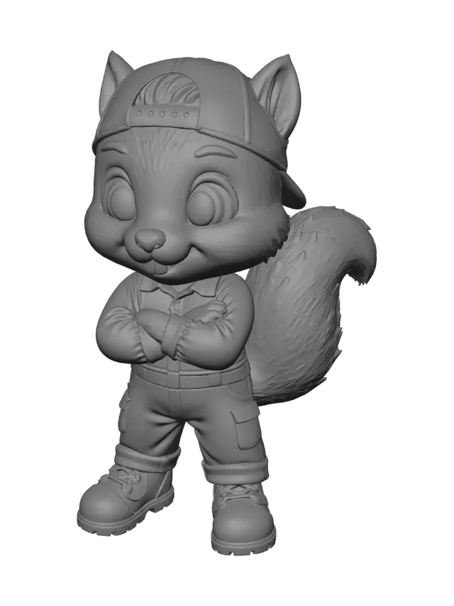 3D model for Swagger Squirrel
