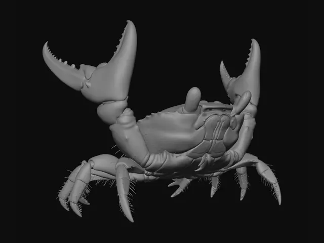3D model for Crimson Claw Crab