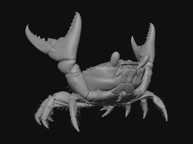 3D model for Crimson Claw Crab