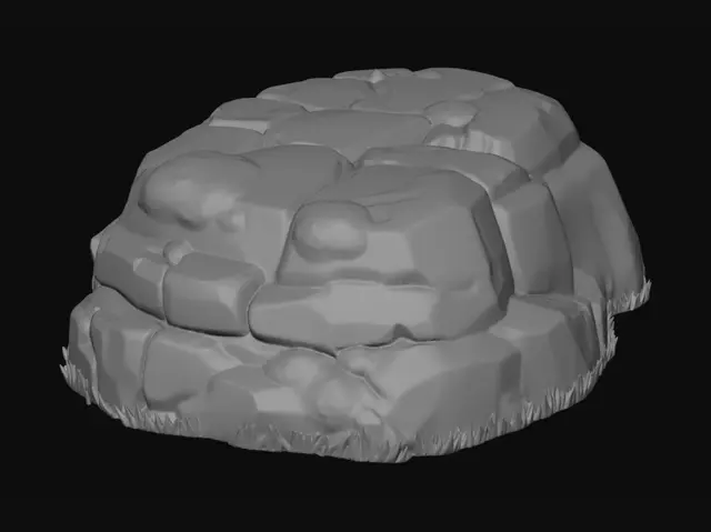 3D model for Mossy Stone Mound