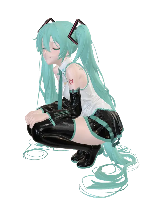 3D model for Serenade in Teal