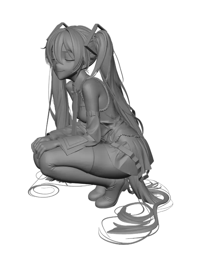 3D model for Serenade in Teal
